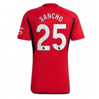 Manchester United Jadon Sancho #25 Replica Home Shirt 2023-24 Short Sleeve